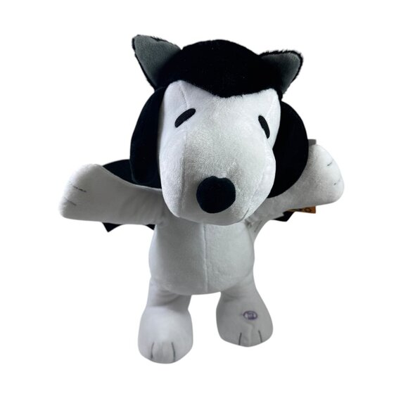 Snoopy Peanuts Animated Gemmy Halloween Vampire Plush Spooky Music Side Stepper - Picture 1 of 9